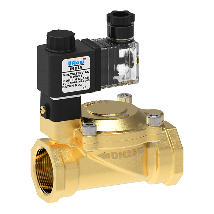 Pilot Operated Diaphragm Type Solenoid Valve NC Uflow Automation