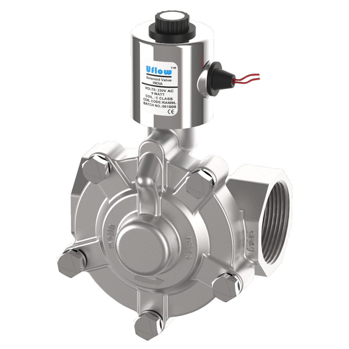 Pilot Operated Diaphragm Type Solenoid Valve NC | Uflow Automation