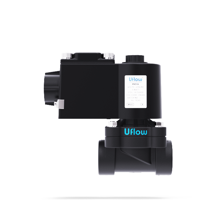 Uflow Semi Lift Diaphragm Operated Plastic Solenoid Valve NC Manufacturers Suppliers In globel