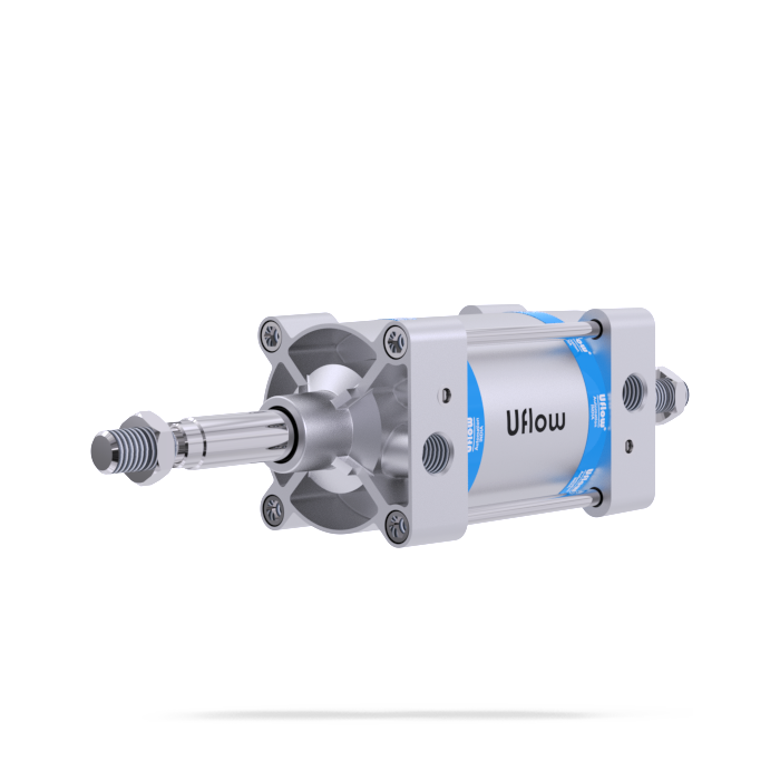 Uflow Pneumatic Profile Cylinder Double End Double Acting - Square Type ISO 15552 - VDMA 24562 Standards Manufacturers Suppliers In globel